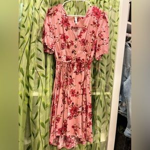 Pink Floral Dress